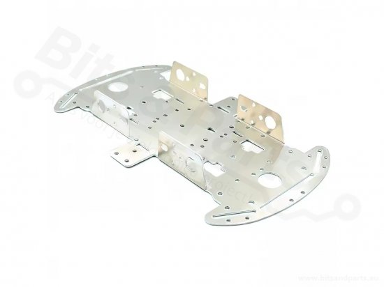 Smart Car Chassis 4WD Mecanum Aluminum Single